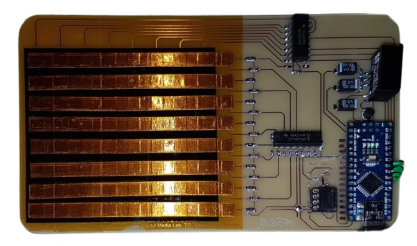 Pressure sensor mat prototype.